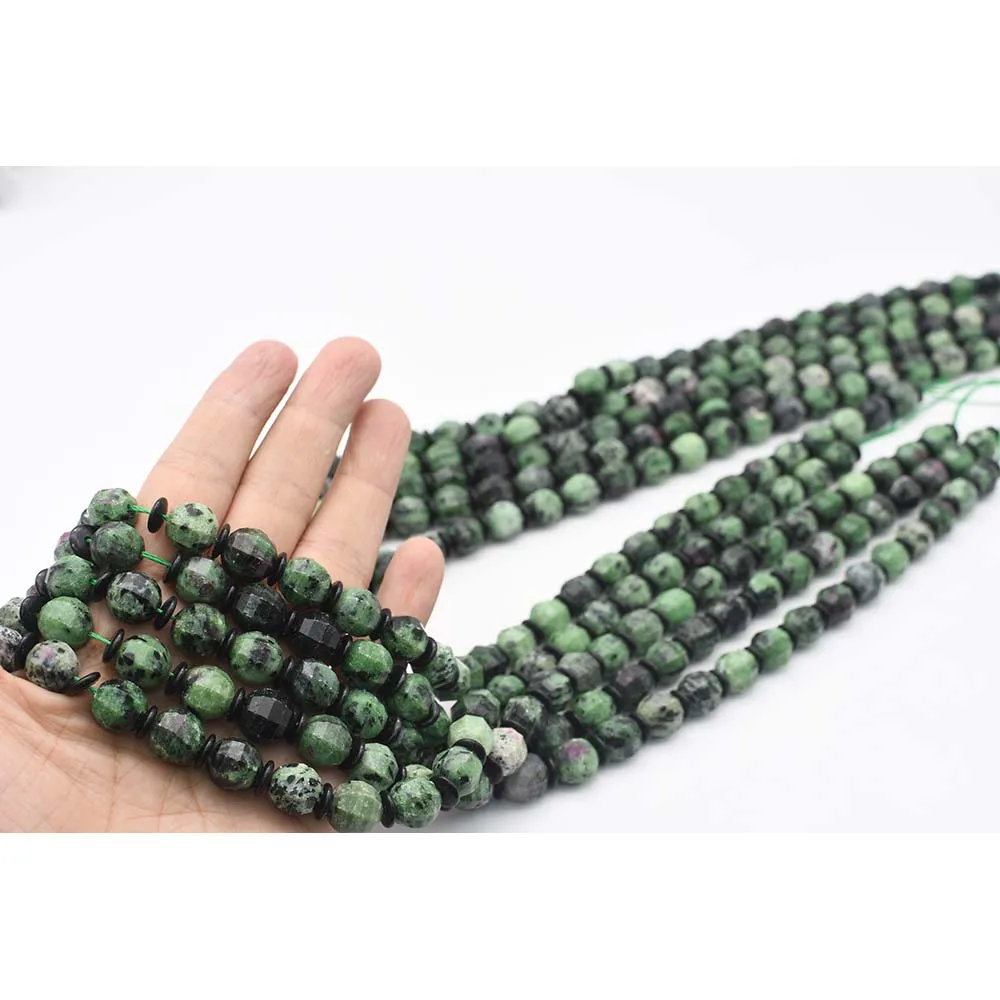 

Бусины Из Натурального эпидота с гранями, 8 мм, 15 дюймов