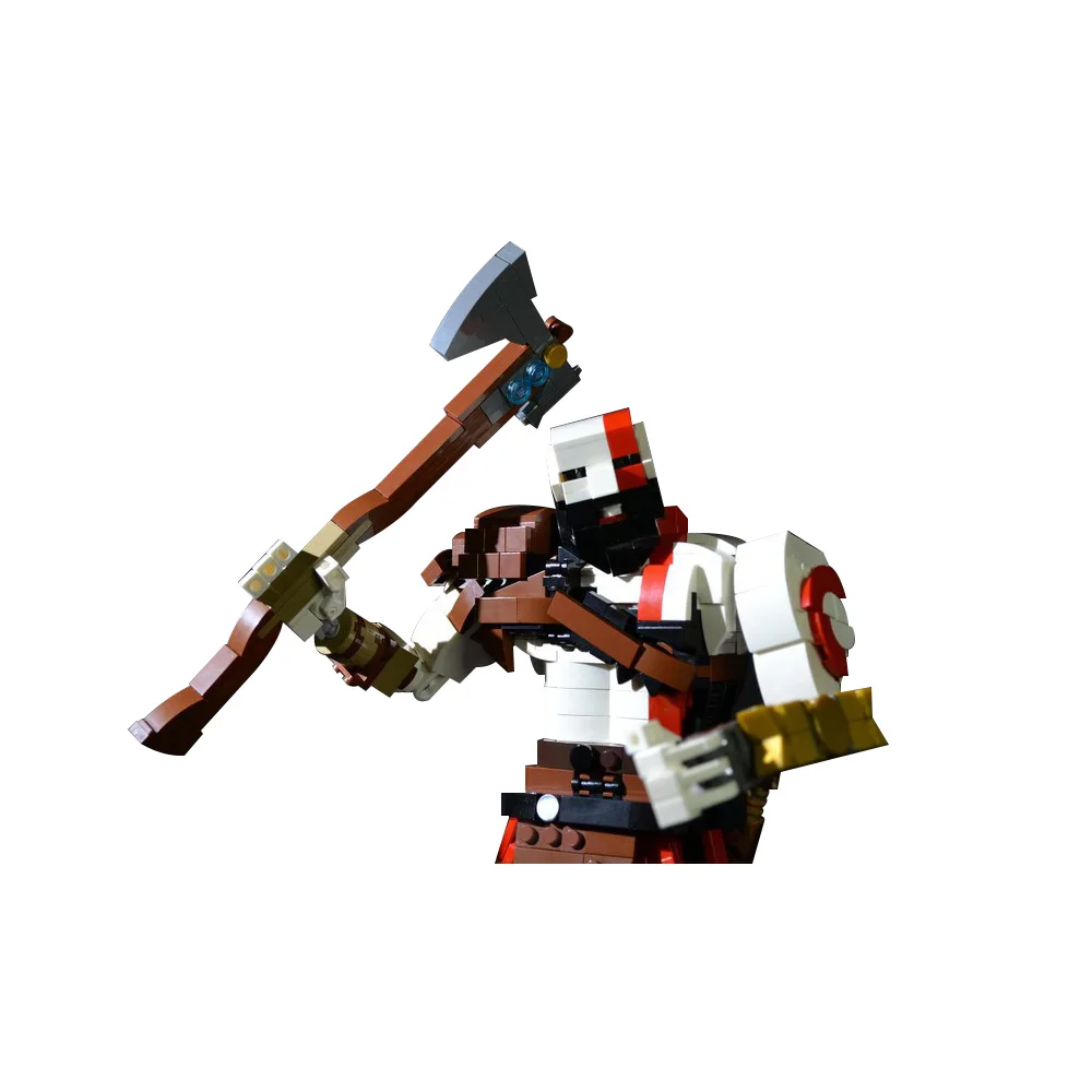 Модель робота Gobricks MOC God of Wars 2018 модель Kratoss строительные блоки игры фигурки