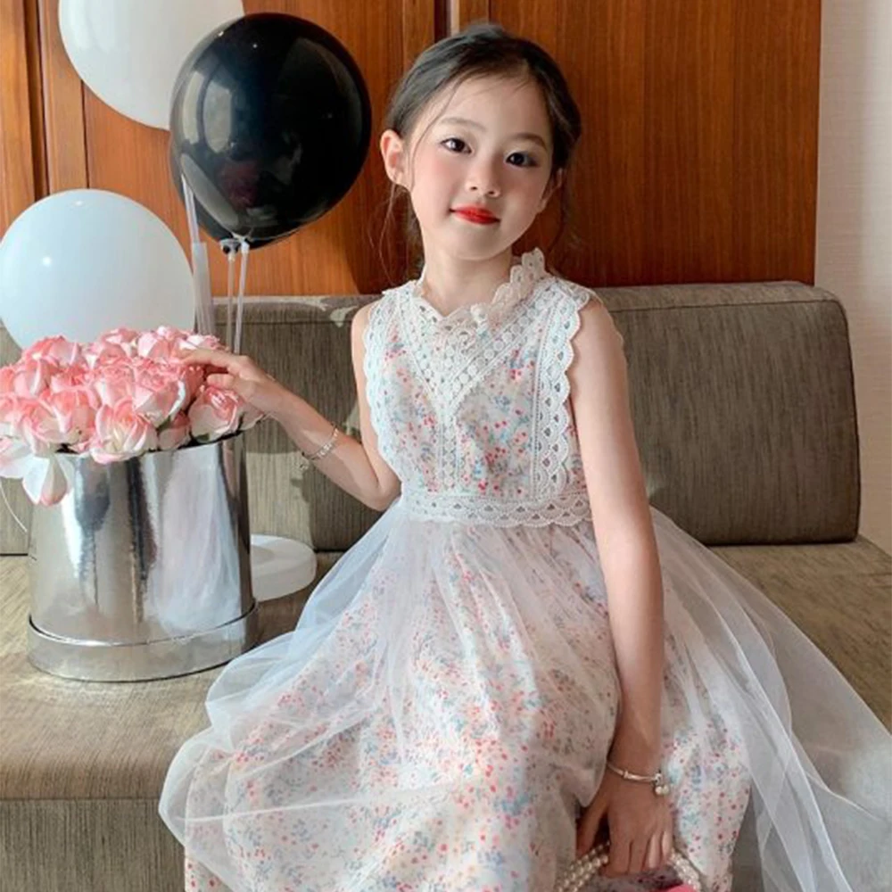 

Melario/От 4 до 13 лет; Новинка; Летнее платье принцессы для девочек-подростков; Повседневные платья трапециевидной формы с цветочным рисунком дл...