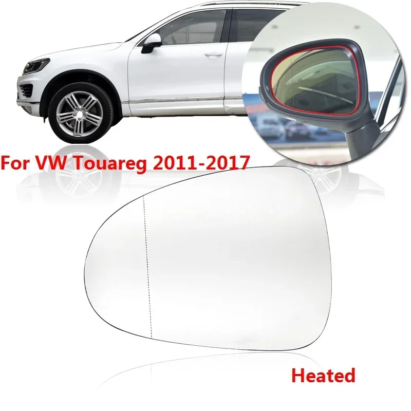 

CAPQX с подогревом, наружное зеркало заднего вида, стекло для Volkswagen VW Touareg 2011 2012 2013 2014 2015 2016 2017, зеркало заднего вида, объектив