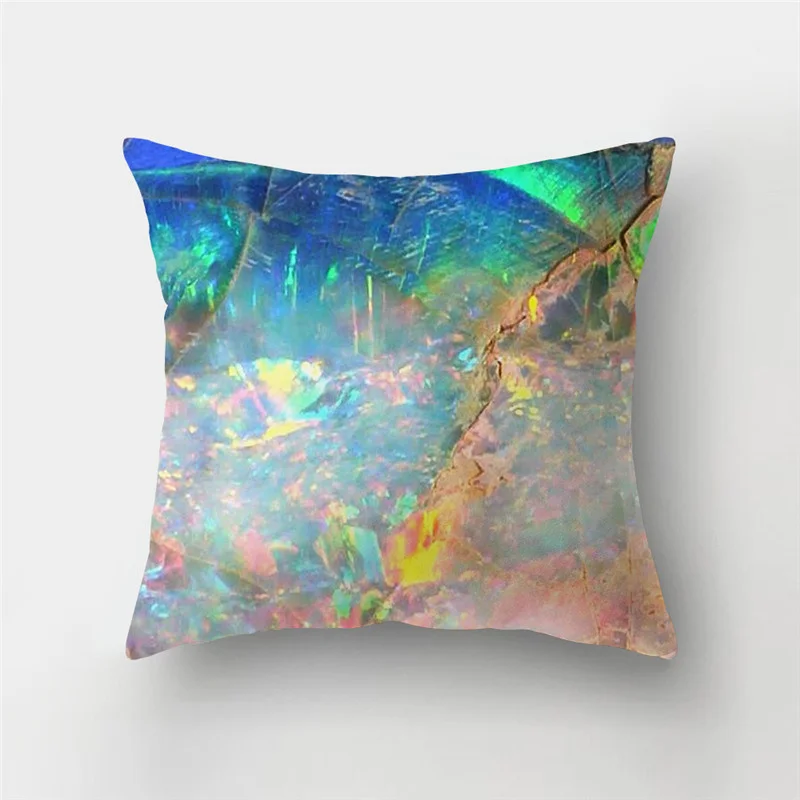 45x45 см мраморный рок текстура печатный узор наволочка для дома гостиная диван