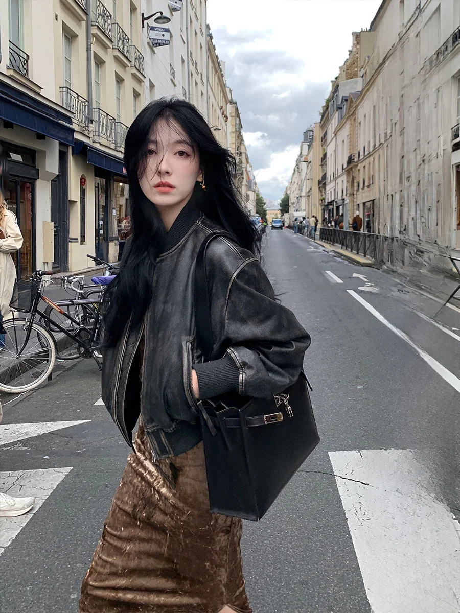 Xia Shiwen Турция импортное стеганое короткое кожаное пальто из овчины растительного