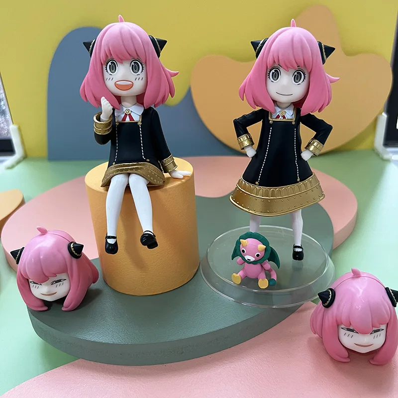 

Anime Spy X Family Anime Figure Anya Forger Kawaii Face-Changing Action Model Toys Figurine Doll Fans Collection Birthday Gift