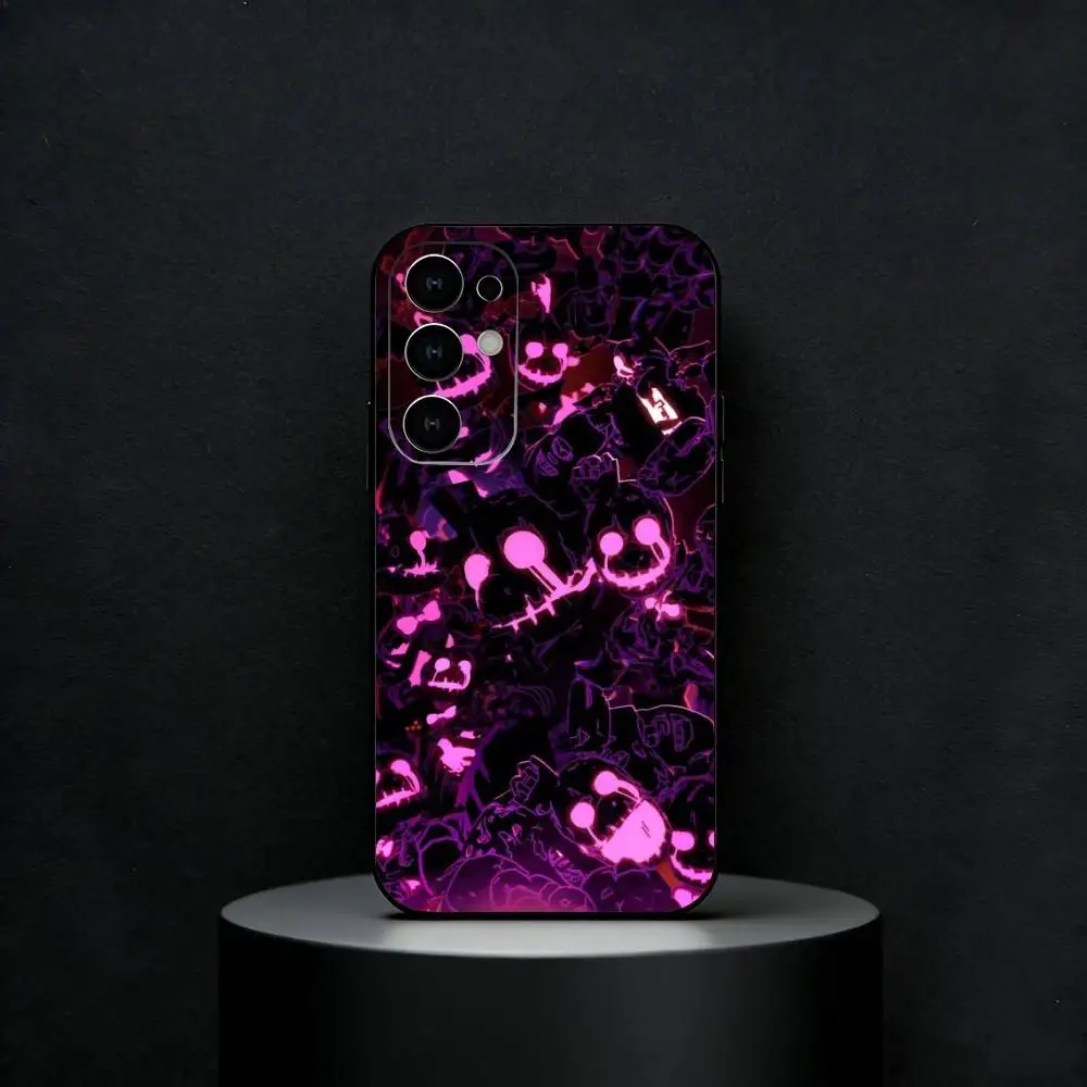 Фото Чехол для телефона F-Five Nights at Freddy's (FNaF) для Samsung S25, S24, S21, S22, S23, S30, Ultra, S20, Plus, FE, Note, 5G, черный №3
