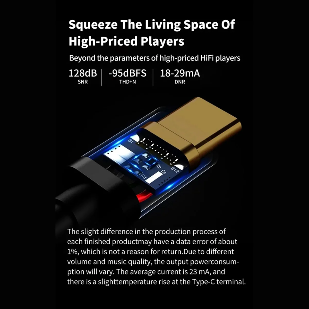 T01s ЦАП аудио Hi-Fi усилитель для наушников USB Type-C к разъему 3 5 мм адаптер 32-битный