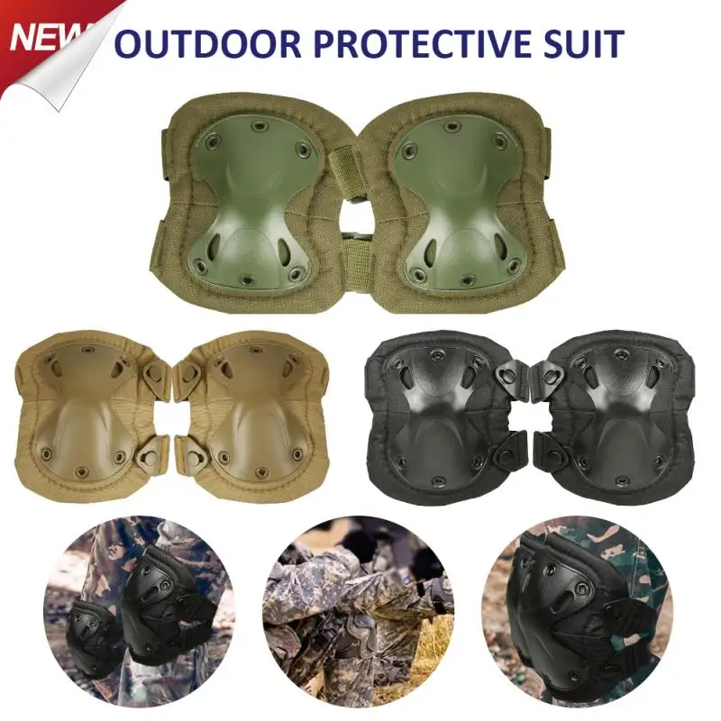 

4 шт., тактические наколенники и суппорты для локтей