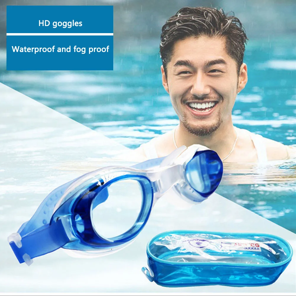 

Silicone Anti UV Swimming Glasses for Adults Kids Water Sports Anti-fog Goggles Water Swimming Pool Accessories