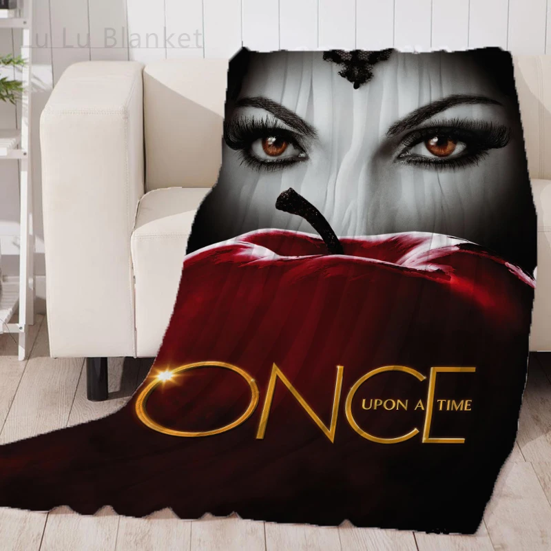 

Once Upon a Time Queen Anime Blanket Mat Bedspread Soft Fleece Throw Living Room Sofa Home Winter Cover For kids Adult