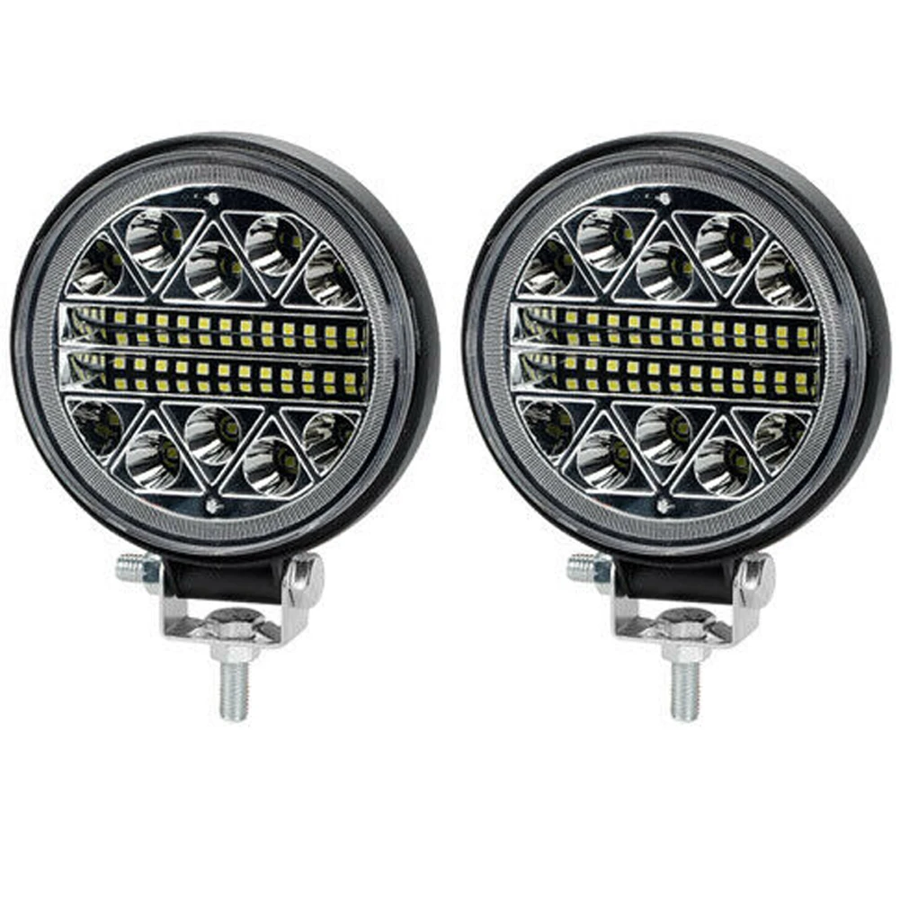 

2Pcs 102W Led Car Work Light Round Spotlight Car Headlight For Truck Offroad Fog Lamp Night Driving Lights For SUV ATV Headlamp