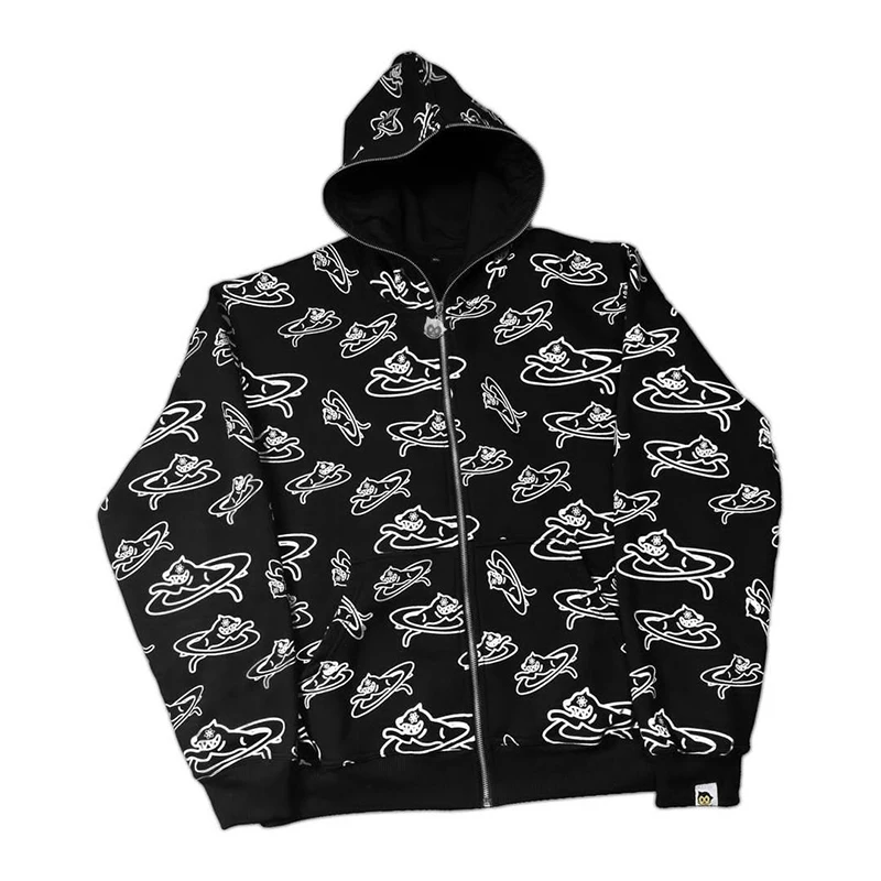 

Full Zip Hoodie Men Y2K clothes Hoodie grunge Hoodies Goth Heart Star graphics Long Sleeve Men hoodies Sweatshirt Oversized emo