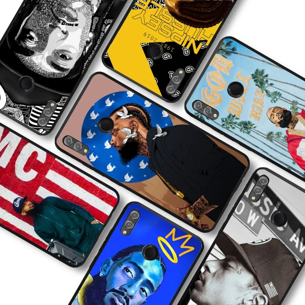 N-Nipseys Rapper H-Hussles Phone Case For Huawei Honor 10 Lite 9 20 7A 9X 30 50 60 70 Pro Plus Soft Silicone Cover