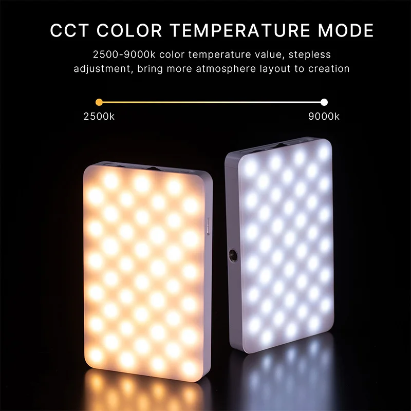 Полноцветная RGB-камера Ulanzi VL120 белая 2500K-9000K
