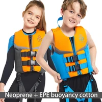new childrens neoprene buoyancy vest professional swimming life jacket portable lightweight swimming rafting safety life jacket