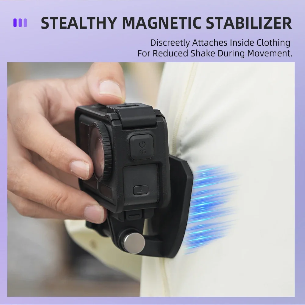 Магнитный Кронштейн Flymile Для Экшн-камер Совместимый С Телефоном GoPro Insta 360 Pocket 3