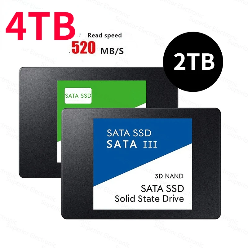 

2023 Hot Portable 2.5Inch SSD Sata III 1TB 2TB SSD Drive Hard Disk For Laptop Microcomputer