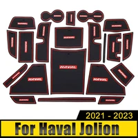 car styling accessories for haval jolion 2021 2022 2023 door groove mat cup anti slip gate slot mats cup holder non slip pads
