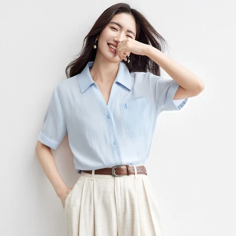 SENTUBILA Рубашка из лёнa  для женщин