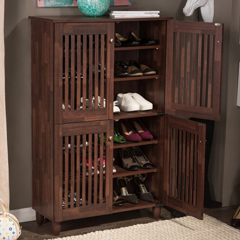 

Студийный шкаф для хранения обуви с 4 дверцами