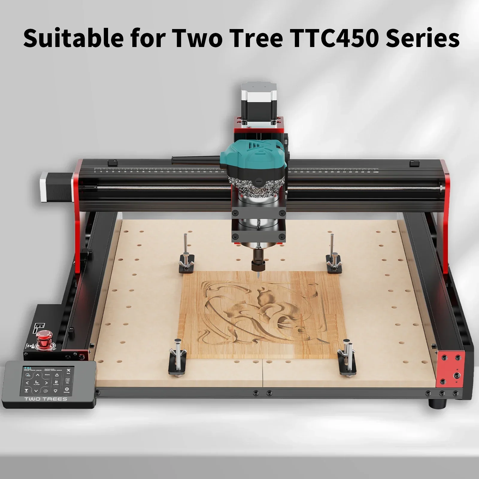 Фрезерный двигатель шпинделя Twotrees 800 Вт для TTC450 Pro резка и гравировка металла
