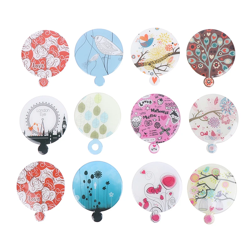 Портативное небьющееся мини-зеркало для макияжа L322 карманное косметическое