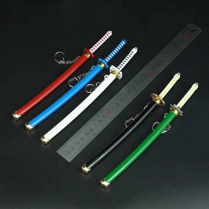 Anime Roronoa Zoro Katana Cosplay Samurai Swords Desk Toys Wado Ichimonji Kitetsu III Yubashiri Shusui Enma Home Decor |