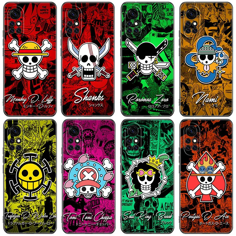 Fashion Logo Anime One Piece Phone Case For Huawei Honor 60 50 SE 30S Mate 30 20 10 Lite 40 Nova 9 8 Pro Y60 8i 7i 7SE 5T Cover