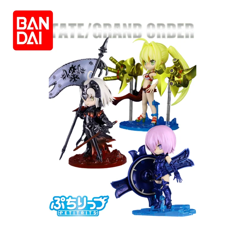 

Bandai Q Version Assembled Model Tide Play Hand-made Toy Ornaments Creative Gifts Animation Decorative Doll Car Children's