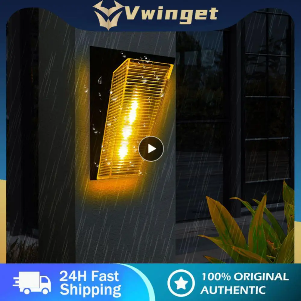 

Waterproof Solar Wall Lamp Solar Solar Led Light Outdoor Wall Lamp Solar Led Landscape Balcony Decor For Fence Balcony Walkway