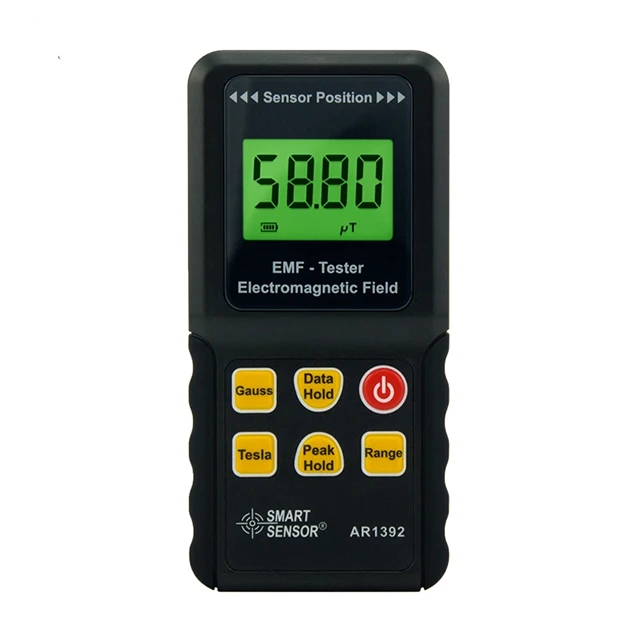 

Smart Sensor AR1392 Digital LCD Display Electromagnetic Field Radiation Detector EMF Tester Meter Dosimeter