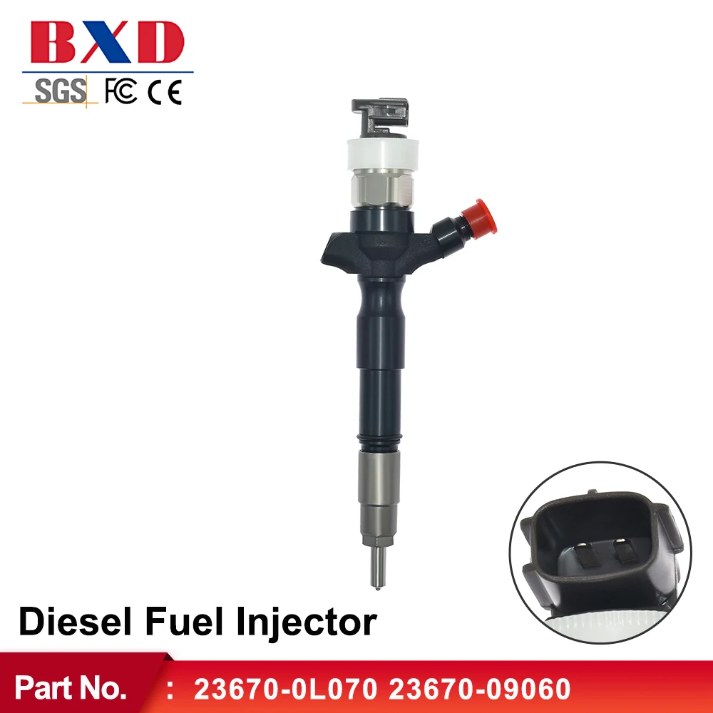 

Diesel Fuel Injector 23670-0L070 23670-09060 For Toyota Hilux, Hiace 2.5 D 2KD-FTV 236700L070 2367009060