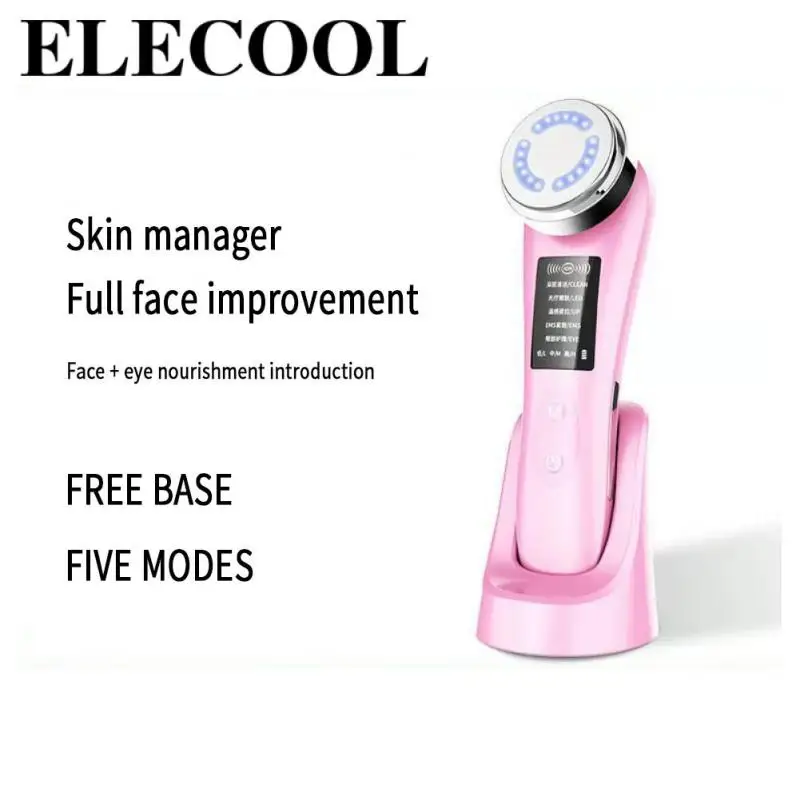 

Facial Massager Iontophoresis Facial Color Light Beauty Apparatus Skin Care Apparatus Micro-current Skin Rejuvenation Apparatus