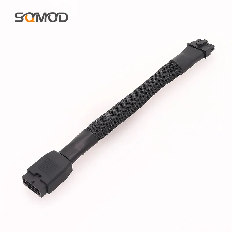 

PCI-E 5.0 12VHPWR 16Pin connector Female to 16(12+4)Pin Male Extension Cable for GPU 3090Ti & RTX4080/4090 Series 15cm