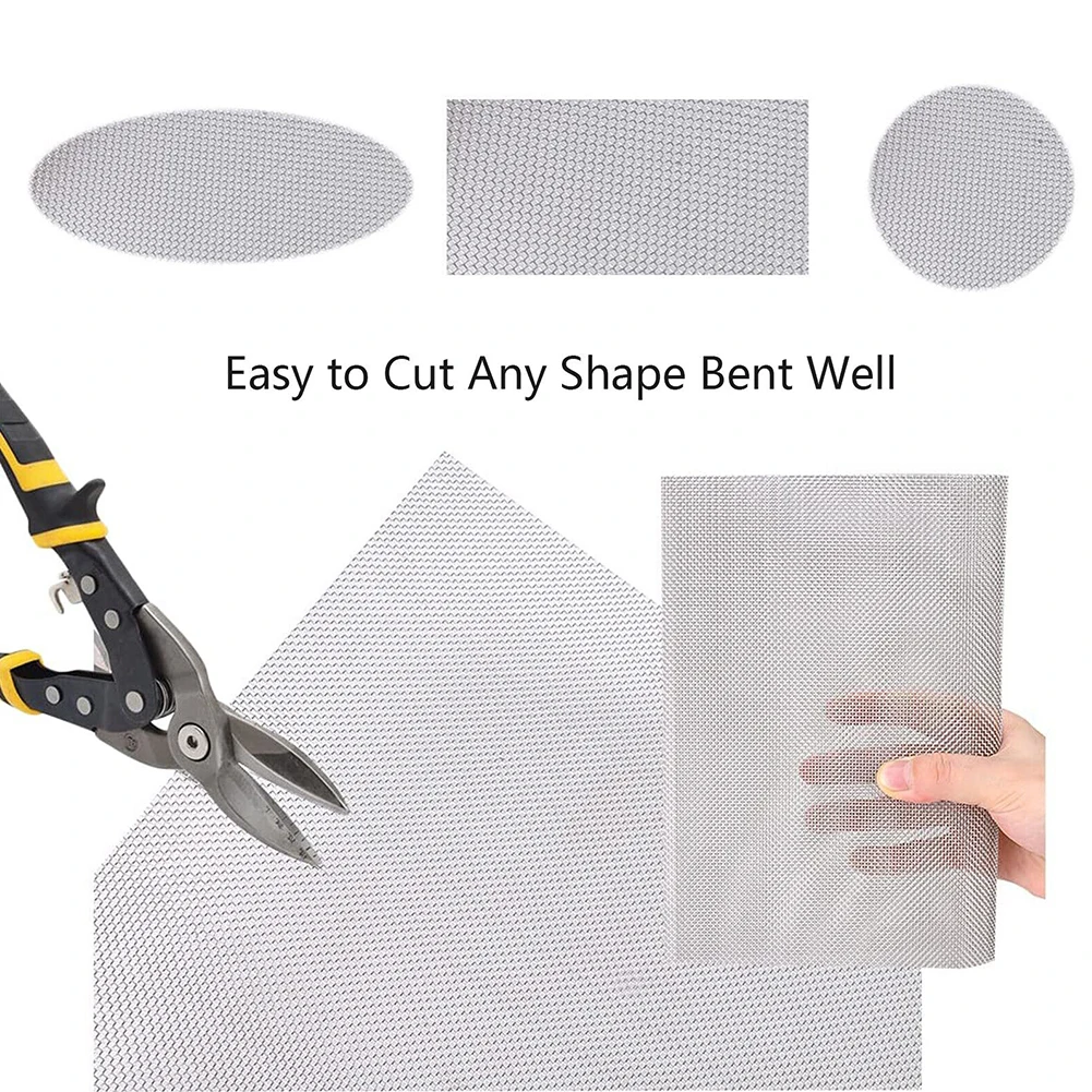 

Stainless Steel Woven Wire Mesh Mesh Stainless Steel Wire Woven 1pcs 304 60*30cm Fine Grading Sheet 100% Brand New