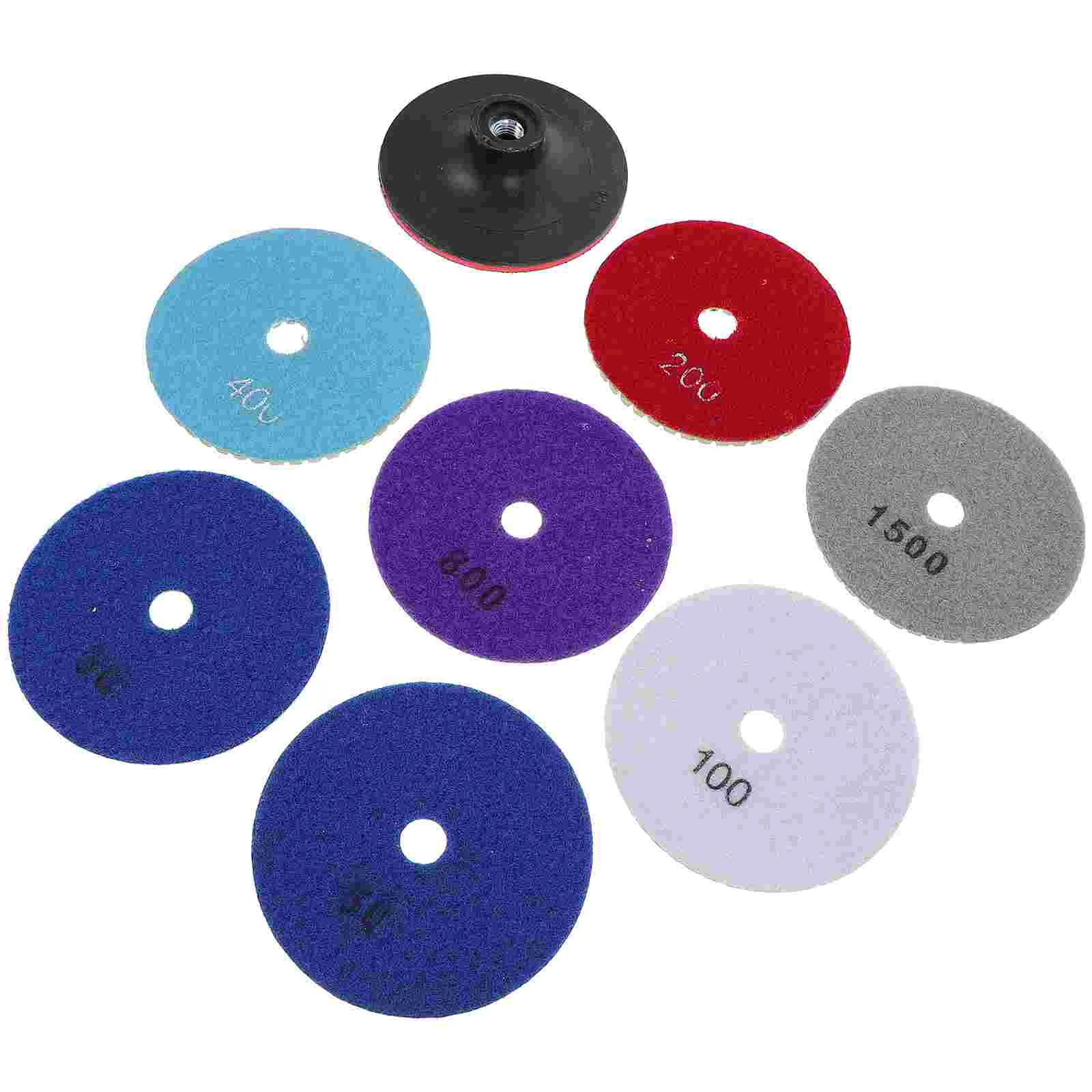 

8pcs Diamond Polishing Pads 4 Inch Wet Pad for Concrete Marble