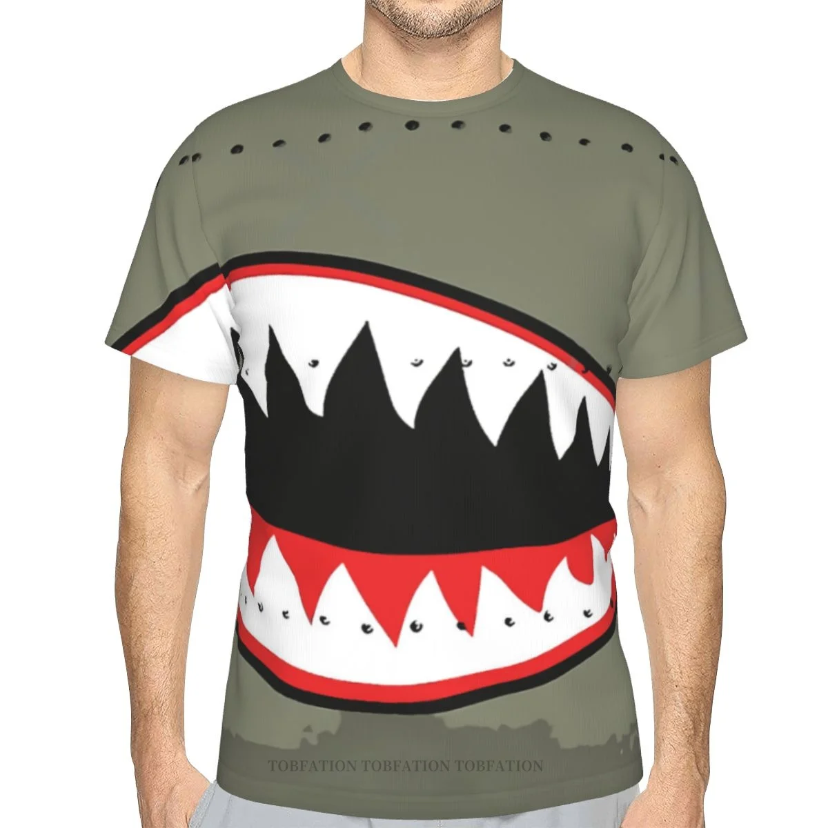 

Flying Shark Mouth 3D Printed T Shirt For Man Tiger Animal Lover Unisex Polyester Loose Fitness Tops Hip Hop Beach Male Tees