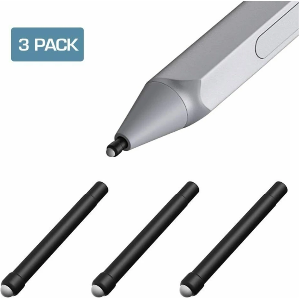 

3 Pack Pen Tips Pencil Nibs Replacement Kit For Microsoft Surface Pro 2017 Pen (Model 1776) And Surface Pro 4 Pen Practical