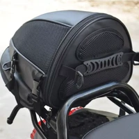 2020 waterproof motorcycle backpack tail tank bag multi functional leather sports motorbike durable rear seat bag mochila moto