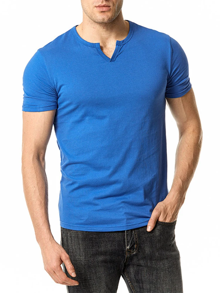 

Men Short Sleeve Casual Solid T-shirt