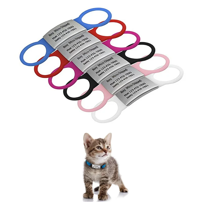 

Custom Free Personalized Stainless Steel Pet ID Tags For Small Medium Large Dogs Cats Dog ID Tags Pet Tag Name Plated