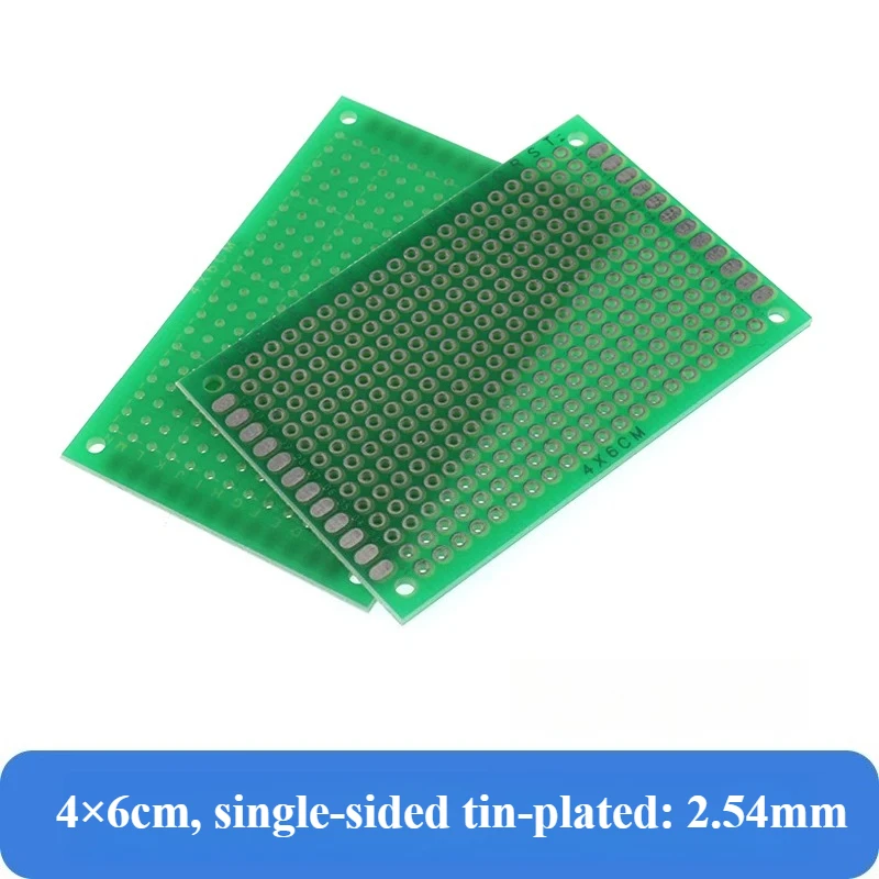 Фото Универсальная односторонняя плата PCB с 7 отверстиями, 9 линиями, 18*30, экспериментальная плата 15*20 см №5