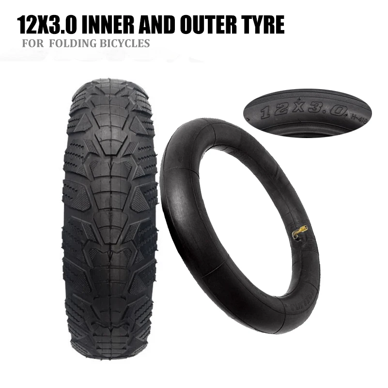 

Electric vehicle outer tire 12x3.0 inner tyre outer tires are suitable for folding bicycles with 12.5 inch pneumatic tires