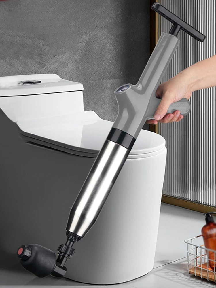 Трубный плунжер из нержавеющей стали электрический для унитаза бластер слива