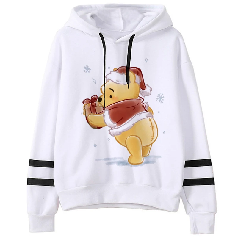 

Disney Kawai Katoon Winnie the Pooh Winter Hoody Women Harajuku Cute Manga Funny Sweatshirt Streetwear Hoodie Women