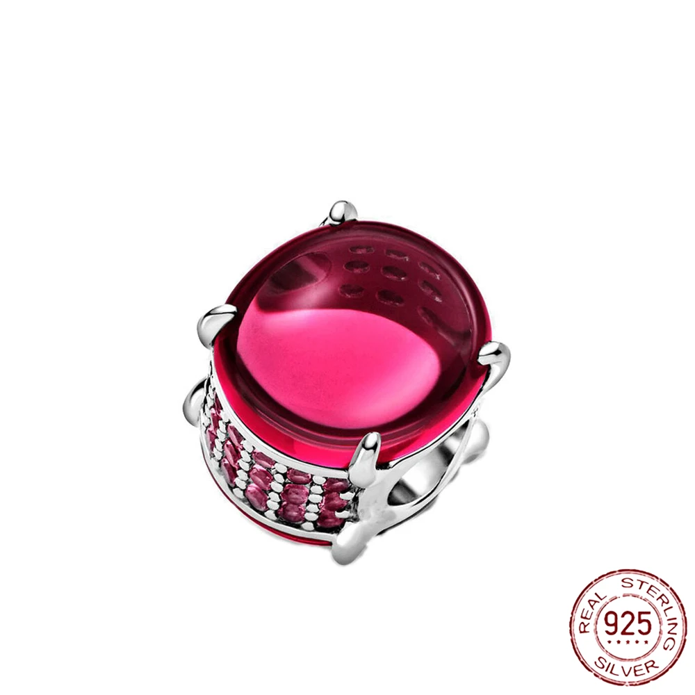 2022 Новая прелесть 925 Серебряное сердце Любви Девочка Мальчик Бусы Бусы Подходят Оригинальному Браслету Pandora Змеиная Цепочка Бисерные Женский Подарок.