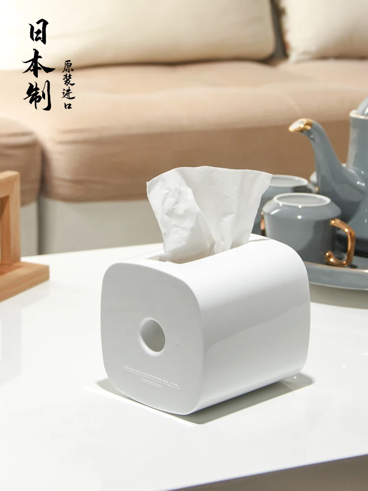 

Decorative Storage Boxes Bathroom Organizer Storage Box Desktop Household No Punching Tissue Cover Box Kitchen Living Room Paper