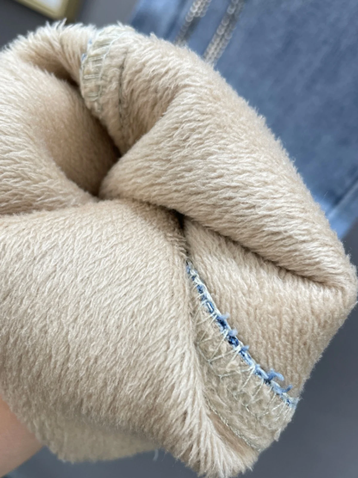 Утепленные флисовые эластичные джинсы-карандаш для женщин новинка 2024 осень-зима