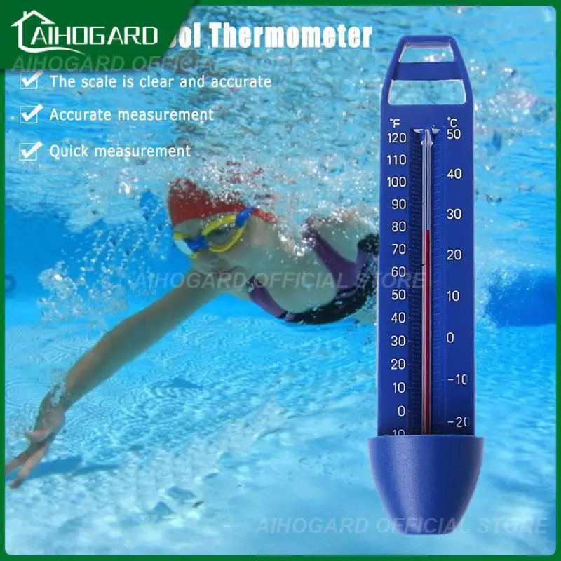 

Easy Read Pool Temperature Water Floating Thermometer Swimming Pools Spas Hot Tubs Fish Aquarium Pool Thermometer Outdoor Tools