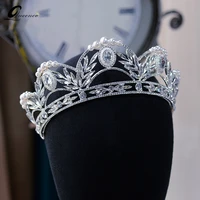tiara new crown luxury european baroque bride crowns headdress court queen diademas women wedding hair accessories