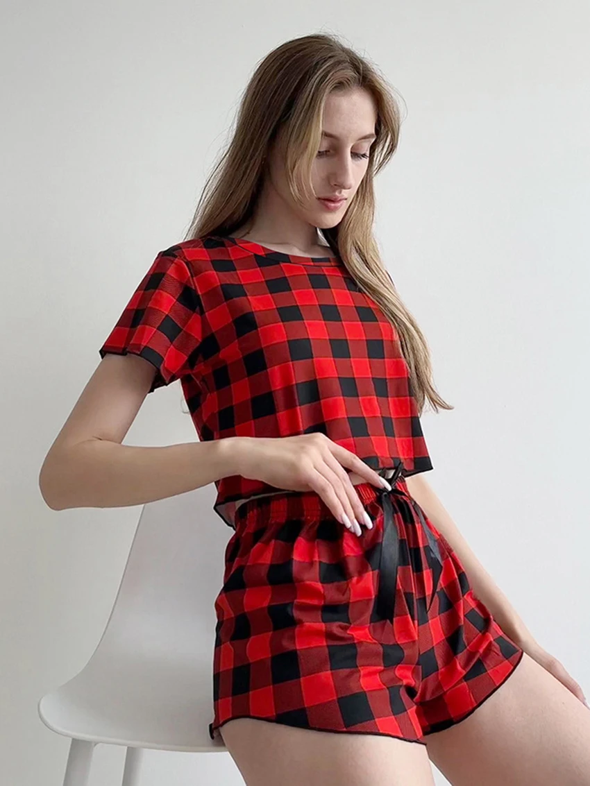 Рисунок 4 - Женский клетчатый Пижамный костюм Marthaqiqi