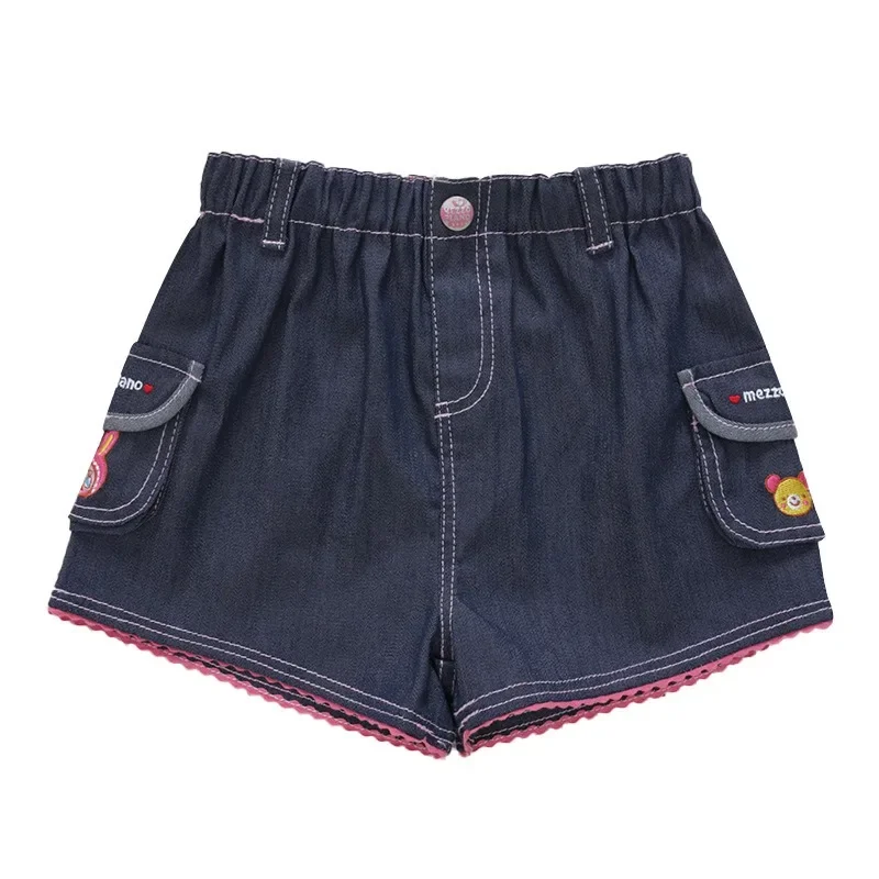 Детские джинсы повседневные штаны мультяшная принцесса маленький кролик